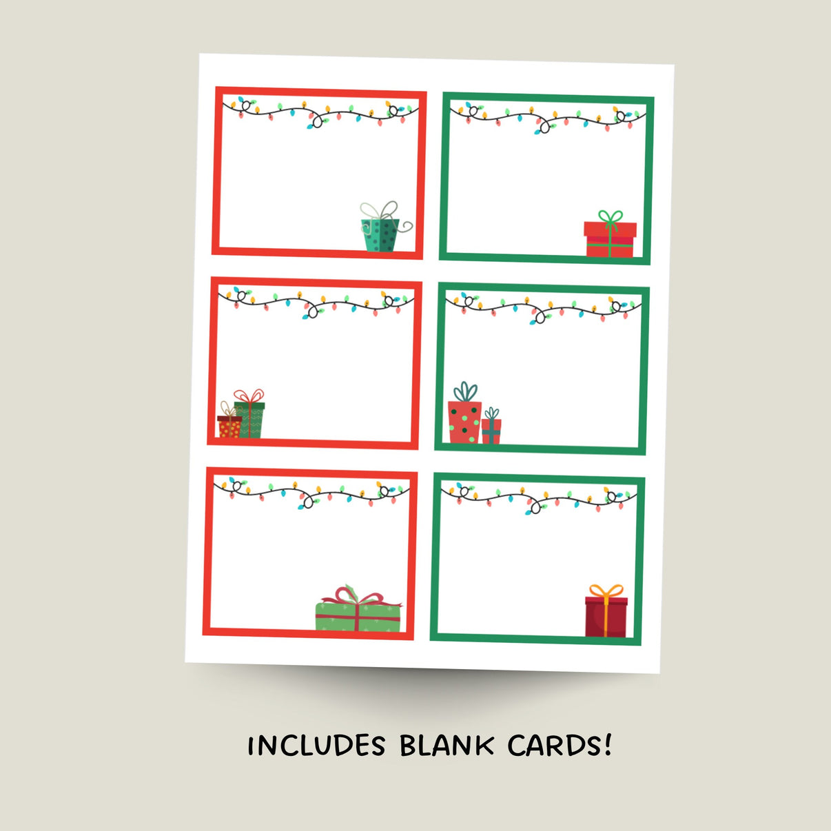 Christmas Gift Exchange Game Printable, White Elephant Yankee Swap