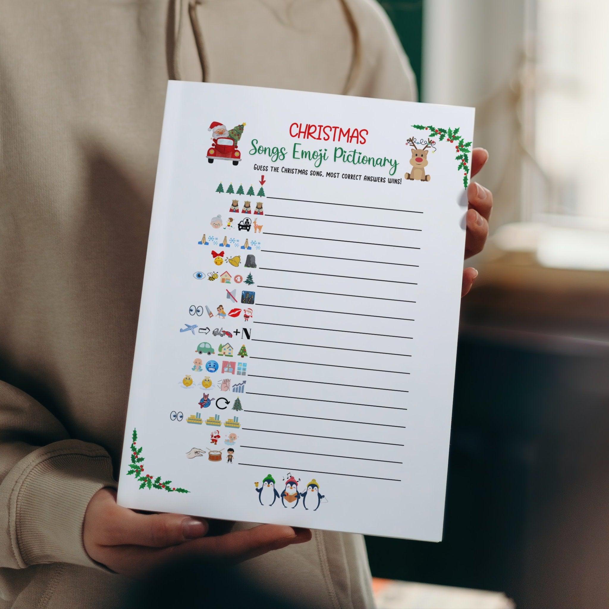 christmas party games printable – scribbled llc