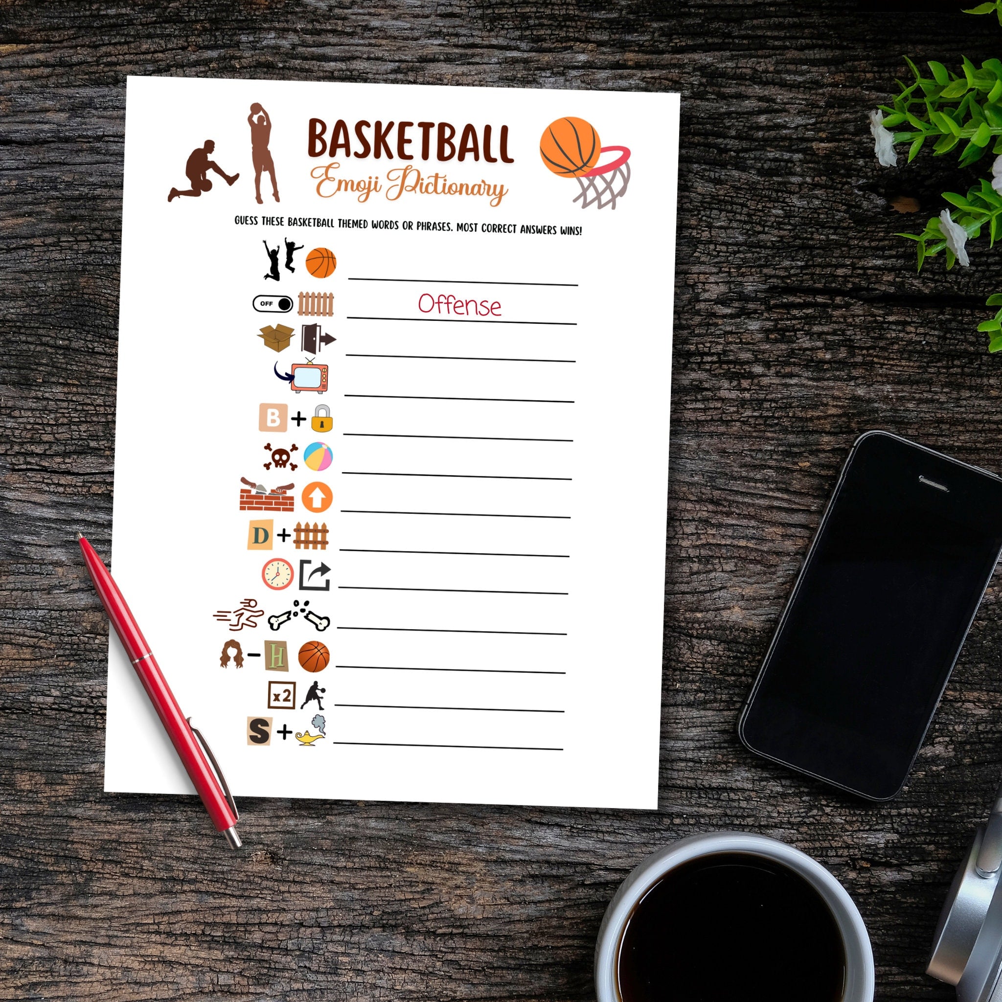 Guess the emoji basketball 2 3 hotsell