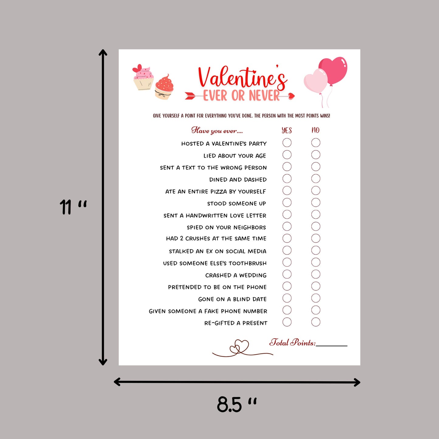 Valentine's Day Games Bundle Printable For Adults, Galentines Day Games, Valentine Office Party Games, Valentines Activity, Fun Family Games