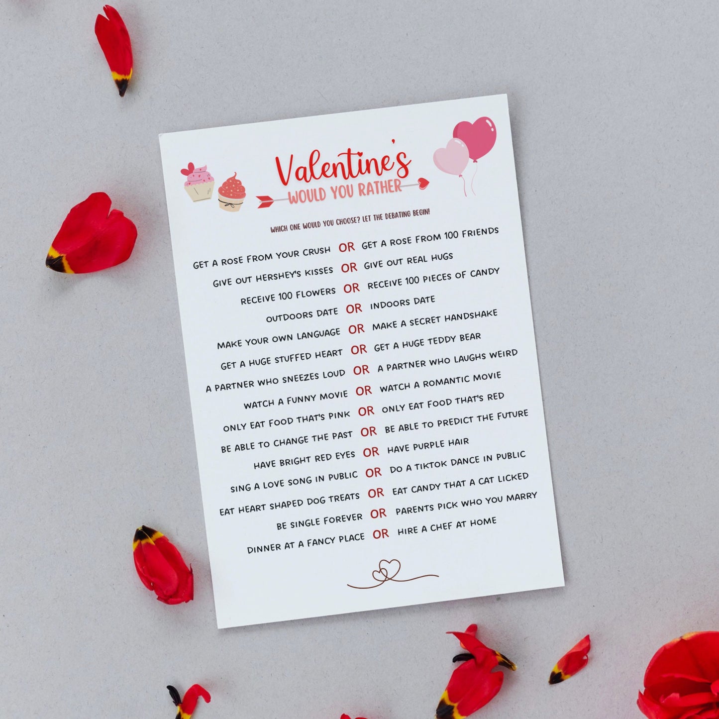 Valentine's Day Games Bundle Printable For Adults, Galentines Day Games, Valentine Office Party Games, Valentines Activity, Fun Family Games