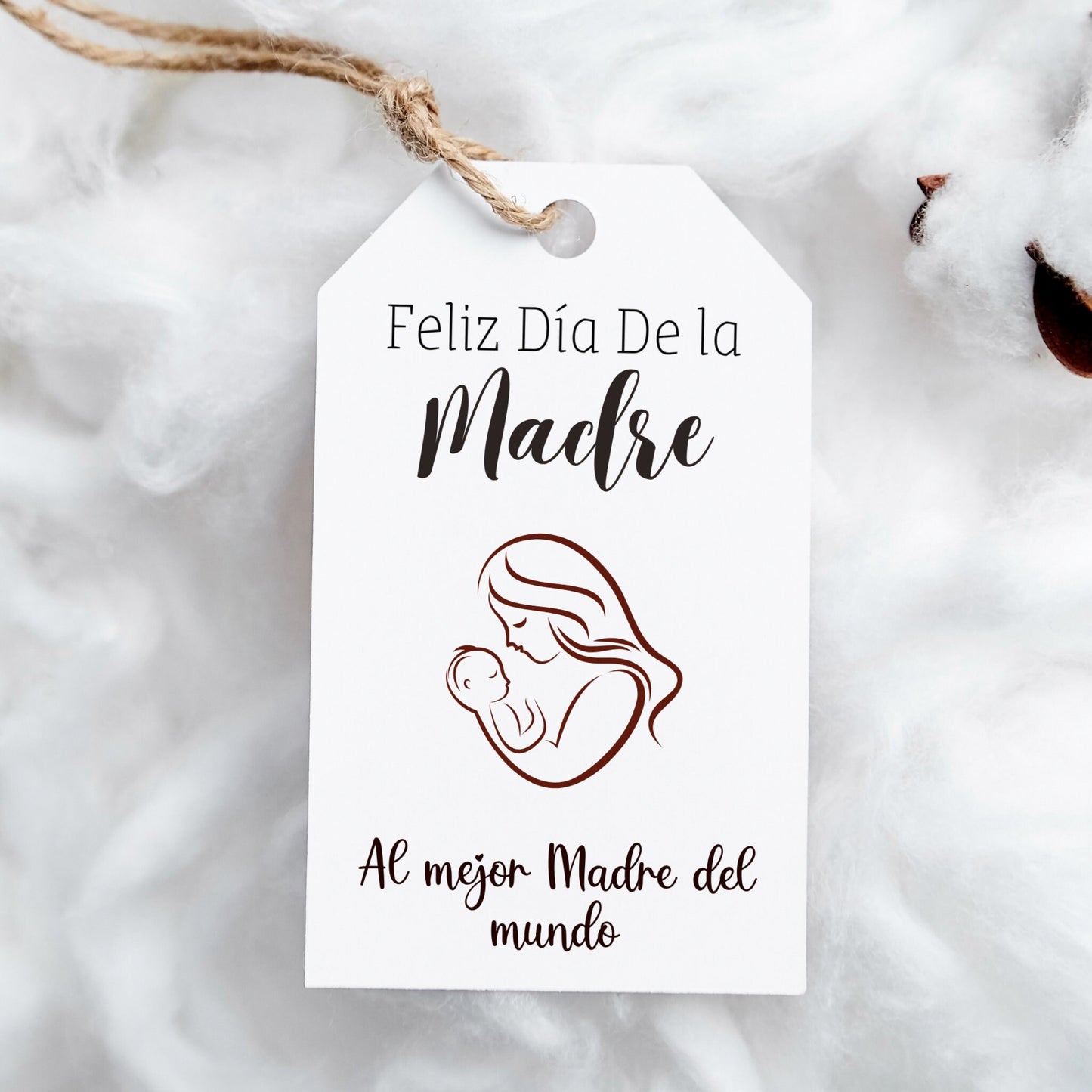 Spanish Happy Mothers Day Gift Favor Tag, Feliz Día Del Madre Tags, Printable Gift Tag, Gift for Mom, Happy Mothers Day Tag, Mom Gift Ideas