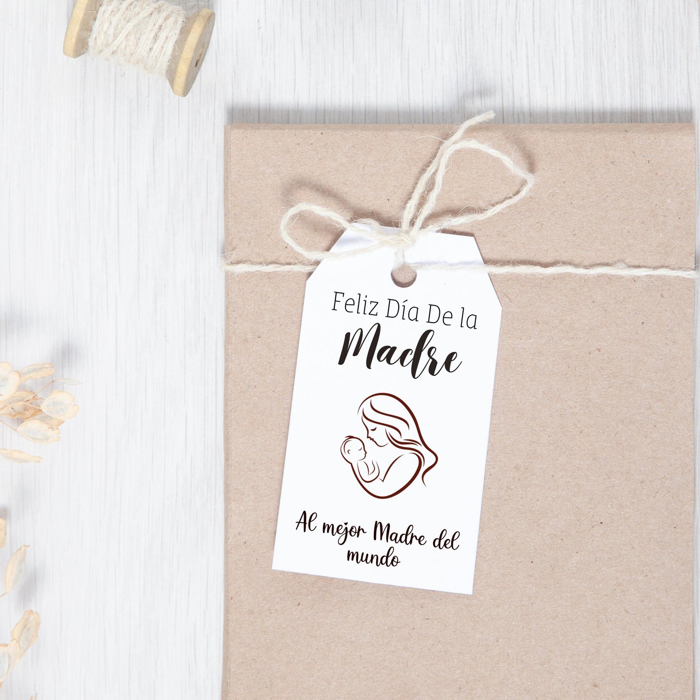 Spanish Happy Mothers Day Gift Favor Tag, Feliz Día Del Madre Tags, Printable Gift Tag, Gift for Mom, Happy Mothers Day Tag, Mom Gift Ideas