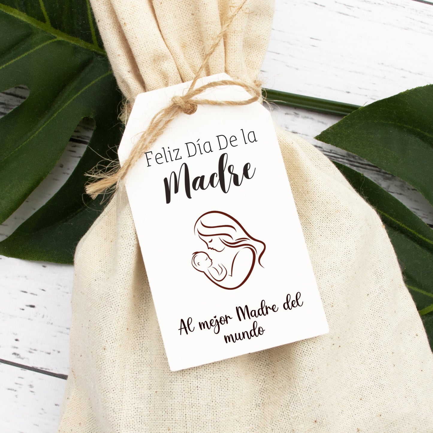 Spanish Happy Mothers Day Gift Favor Tag, Feliz Día Del Madre Tags, Printable Gift Tag, Gift for Mom, Happy Mothers Day Tag, Mom Gift Ideas